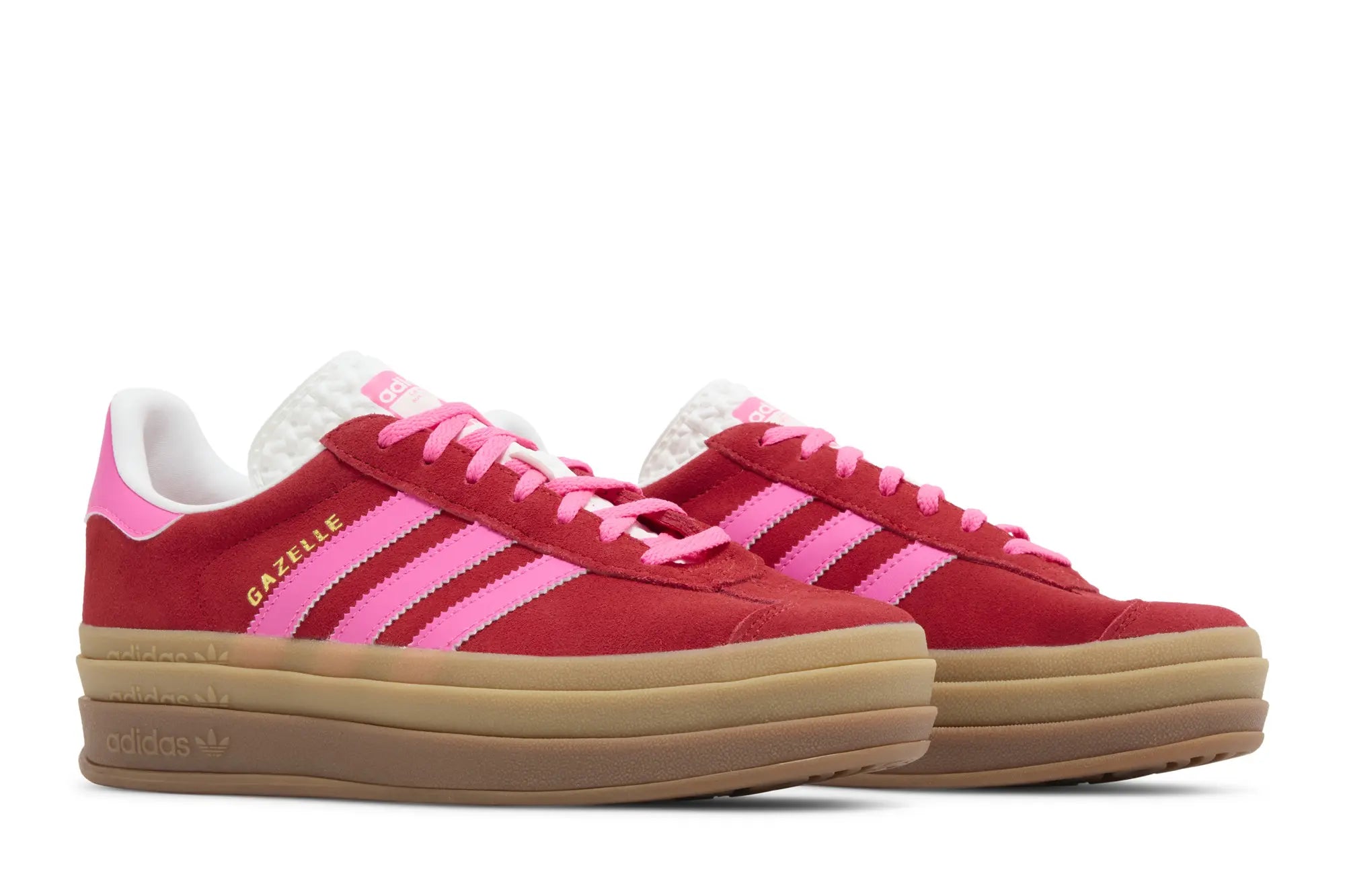 Adidas Gazelle Bold 'Collegiate Red Lucid Pink'