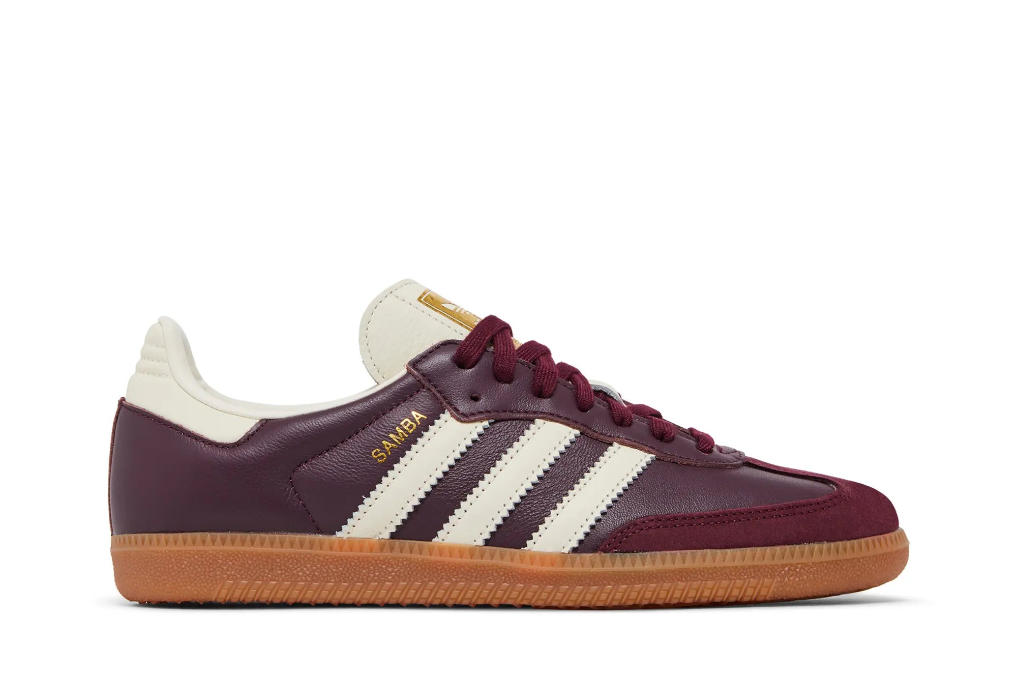 Adidas Samba OG 'Maroon Gold'