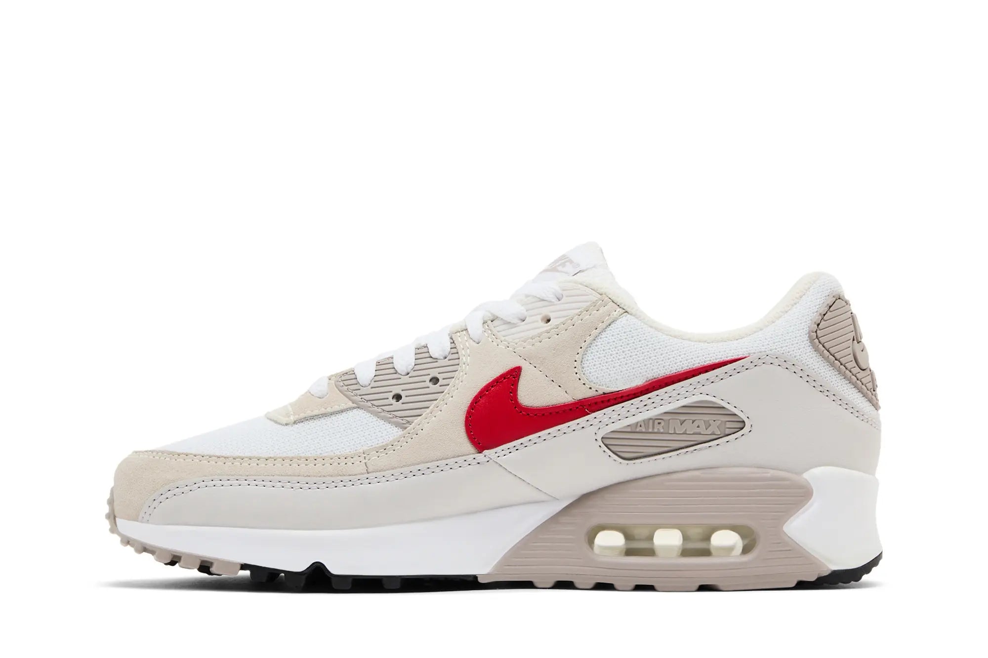 Nike Air Max 90 'White College Grey Vast Grey University Red'