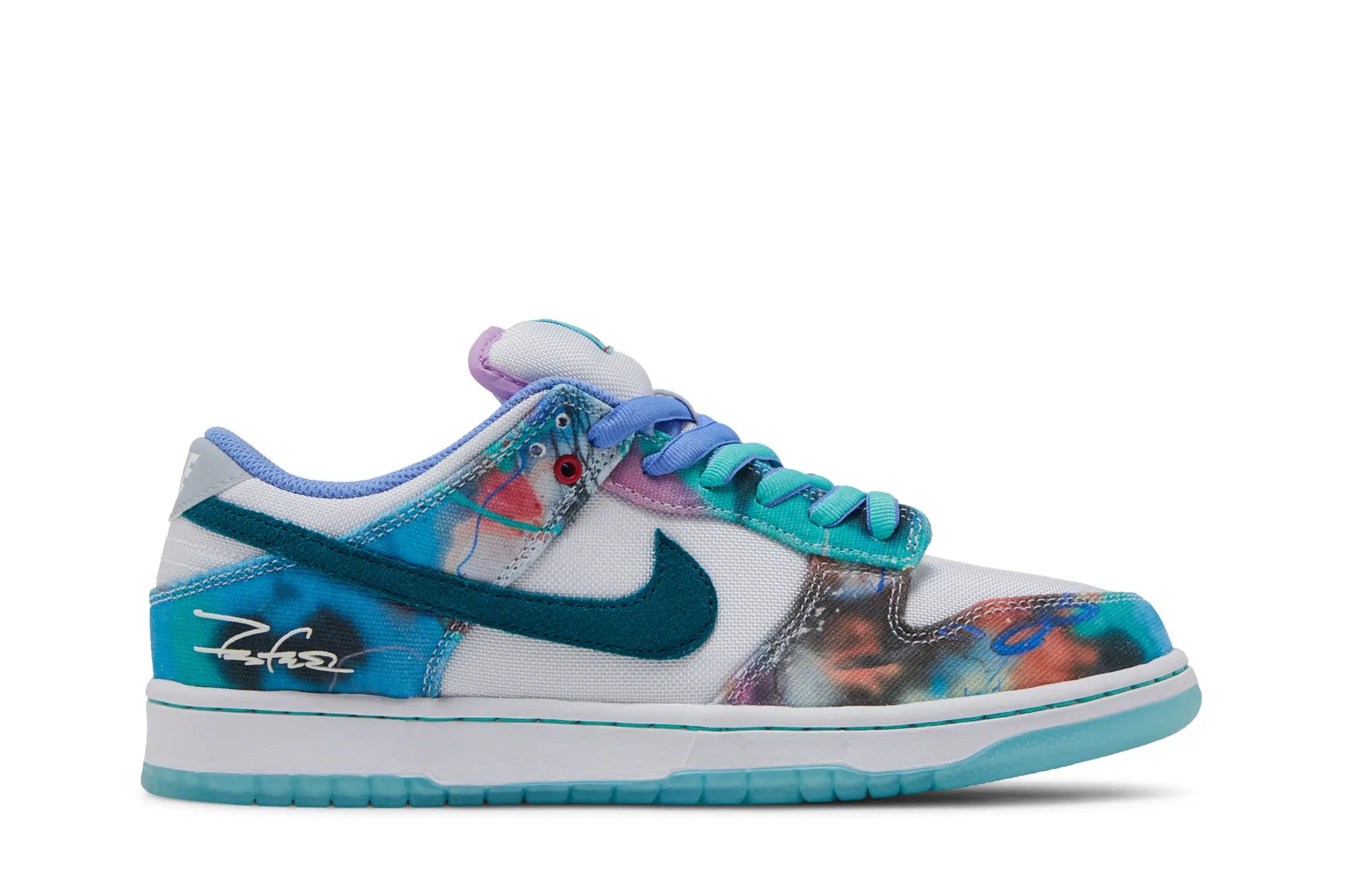 Nike Dunk Low SB x Futura Lab 'Bleached Aqua'